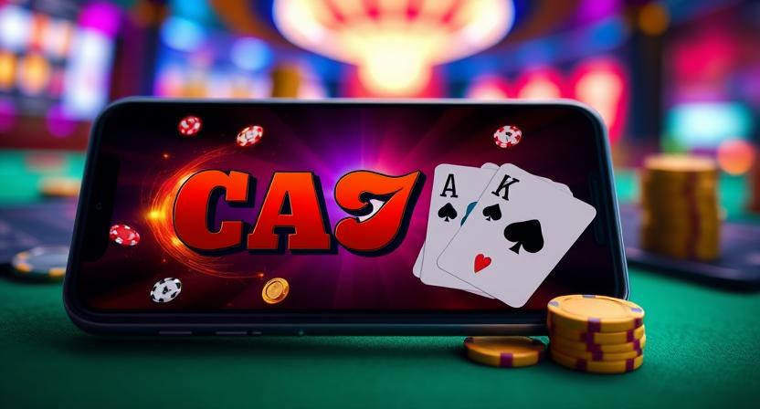 7G778 mobile casino app interface